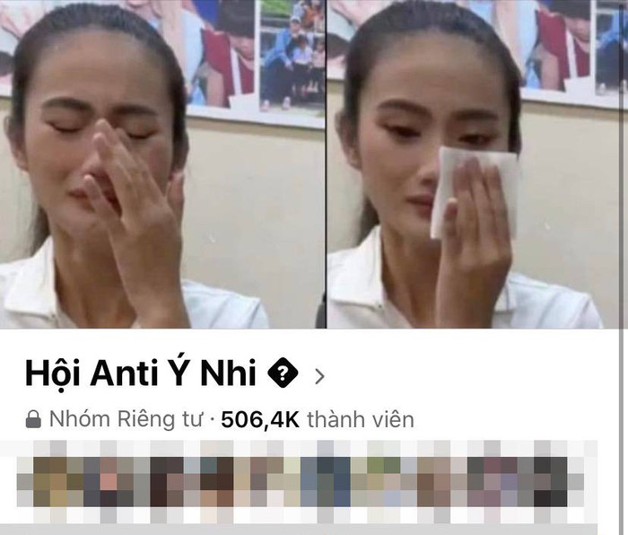 Nhóm anti-fan của Ý Nhi hiện đã hơn nửa triệu thành viên. (Ảnh chụp màn hình)
