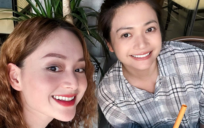 Lan Phương - Kiều Anh khoe nhan sắc 'một chín một mười' khiến netizen chao đảo Ảnh 2