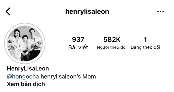 Cặp song sinh Leon - Lisa và Subeo còn có một trang mạng xã hội riêng sở hữu hơn nửa triệu lượt theo dõi. (Ảnh chụp màn hình)