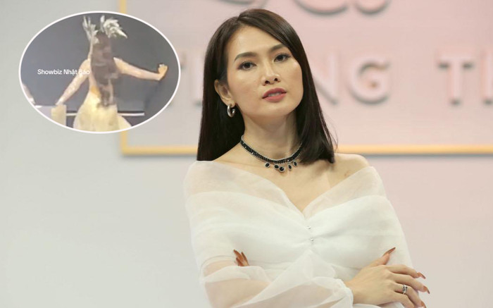 Siêu mẫu Anh Thư gặp sự cố trên sân khấu, phản ứng sau đó khiến netizen bất ngờ Ảnh 2