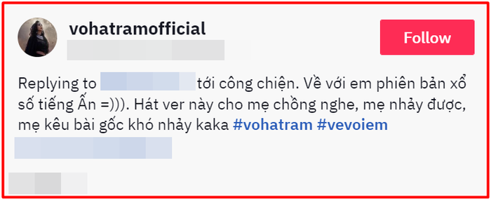  Mẹ chồng Võ Hạ Trâm nói gì khi nghe con dâu hát tiếng Ấn Độ trên nền nhạc xổ số? Ảnh 1