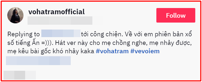 Mẹ chồng Võ Hạ Trâm nói gì khi nghe con dâu hát tiếng Ấn Độ trên nền nhạc xổ số? Ảnh 1