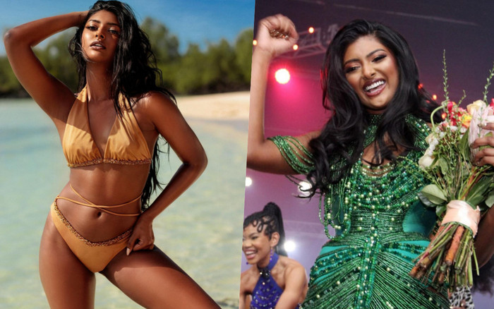 Mỹ nhân gốc Ấn vượt mặt tân Hoa hậu Nam Phi để giành quyền thi Miss Universe Ảnh 2