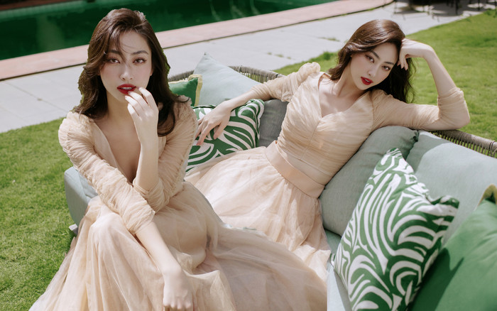 Vẻ đẹp 'sang từ cốt cách' của Hoa hậu Lương Thuỳ Linh ở tuổi 23 Ảnh 2