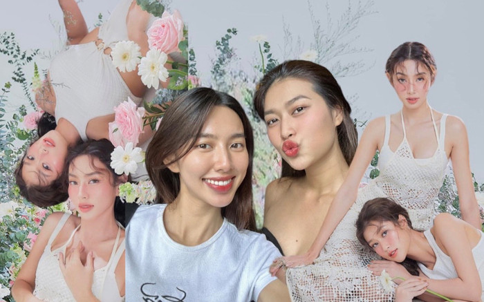Thùy Tiên - Thiên Ân tụ họp, nhan sắc 'một 9, một 10' bất phân thắng bại Ảnh 2