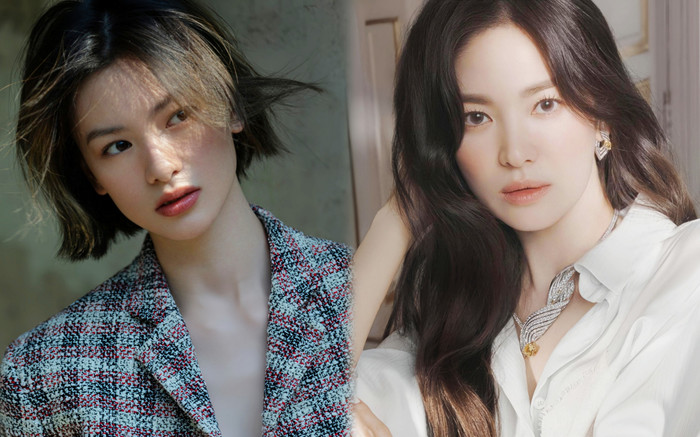 Hết Trương Tịnh Nghi, đàn em Địch Lệ Nhiệt Ba lại được khen giống Song Hye Kyo Ảnh 2