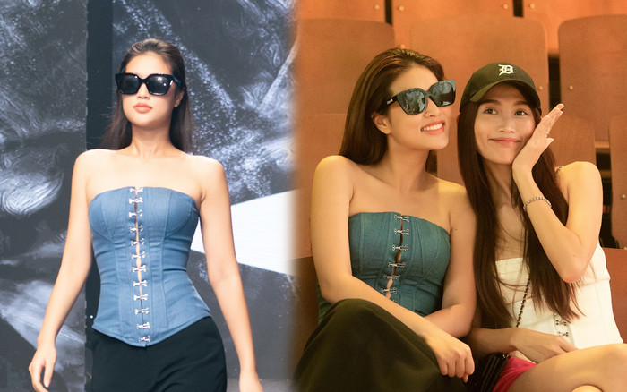 Thiên Ân thả dáng thon gọn khi tổng duyệt show thời trang Miss Grand VN 2023 Ảnh 2