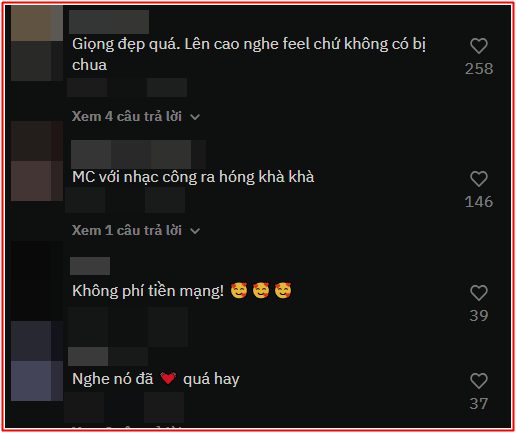 Cộng đồng mạng Việt Nam tràn vào tài khoản đăng clip, khen ngợi giọng hát cô gái này.