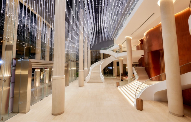 Công trình là sở hữu kiến trúc độc đáo, hiện đại.