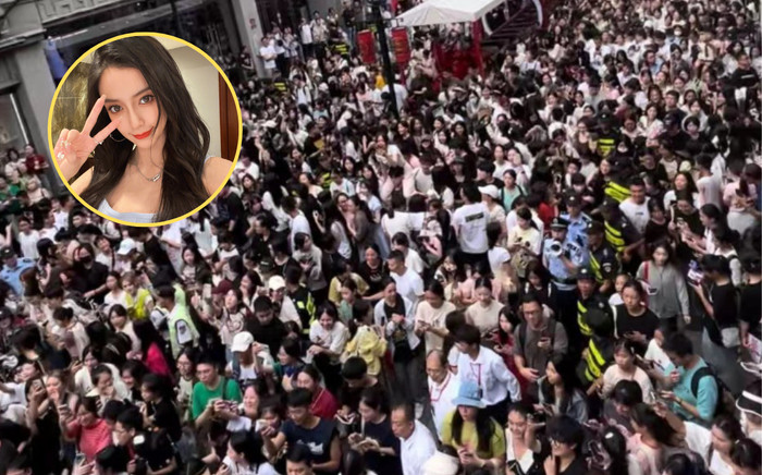 Biển người chen lấn để được gặp Angelababy Ảnh 2