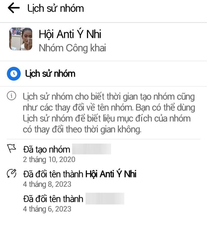 Không rõ mục đích, nhiều hội nhóm đồng loạt đổi tên 'Anti Ý Nhi' gây tranh cãi Ảnh 5