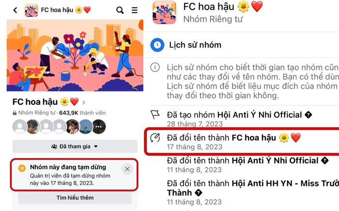 Không rõ mục đích, nhiều hội nhóm đồng loạt đổi tên 'Anti Ý Nhi' gây tranh cãi Ảnh 2