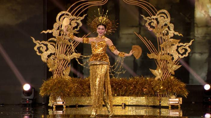 Dàn Hoa, Á hậu lộng lẫy tổng duyệt Trang phục dân tộc Miss Grand VN 2023 Ảnh 4