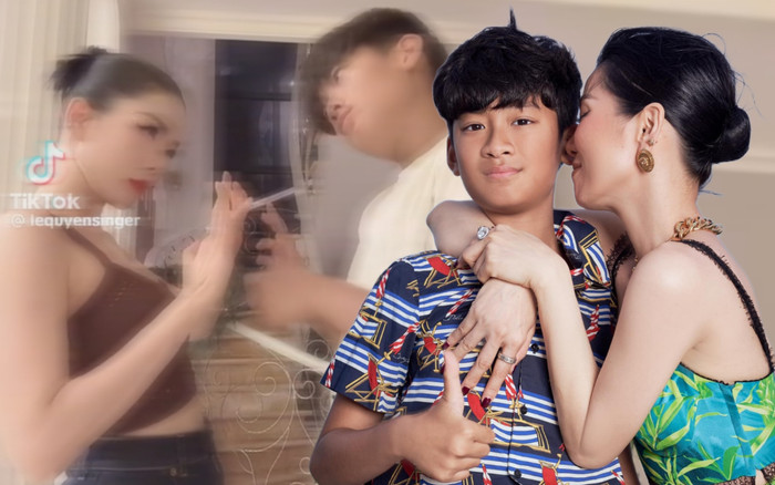Lệ Quyên đu trend cùng con trai, tính cách nhóc tỳ khiến nhiều người bất ngờ Ảnh 2