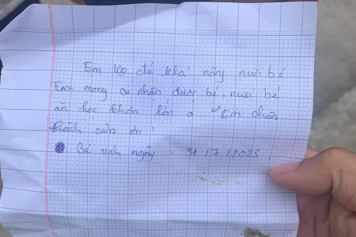  Bé gái sơ sinh bị bỏ rơi, mẩu giấy để lại vừa đáng thương vừa đáng trách Ảnh 2