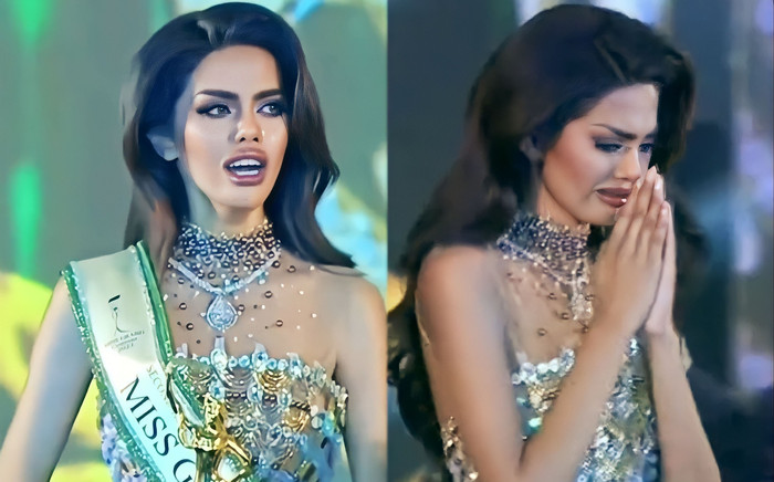 Đối thủ Kim Duyên khóc nức nở khi thua cuộc ở Miss Grand Cambodia 2023 Ảnh 2
