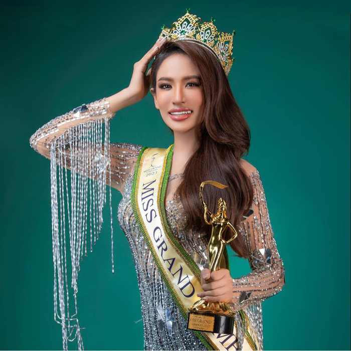  Đối thủ Kim Duyên khóc nức nở khi thua cuộc ở Miss Grand Cambodia 2023 Ảnh 5