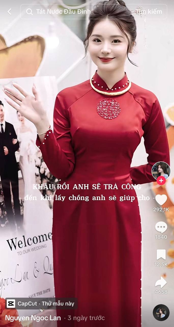  Cô dâu Gen Z gây sốt cõi mạng với visual đẹp ngút ngàn Ảnh 1