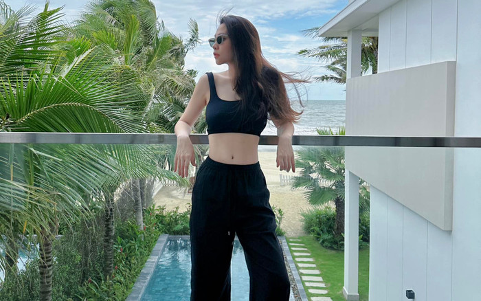 Đàm Thu Trang khoe body thon gọn như thời con gái, Cường Đô La bình luận chú ý Ảnh 2