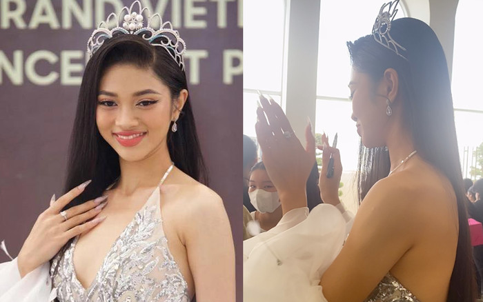 Được fan khen cùng trang lứa nhưng đã là Á hậu, Minh Kiên có thái độ bất ngờ Ảnh 2