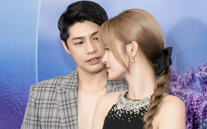 Đông Nhi khoe nhan sắc mặn mà, tình tứ cùng Noo Phước Thịnh tại họp báo Ảnh 2