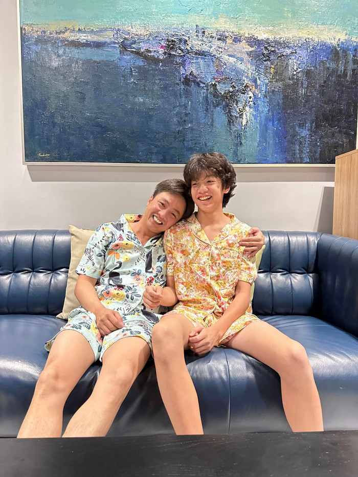 Quý tử Subeo năm nay đã 13 tuổi, sở hữu chiều cao vượt trội cùng vẻ ngoài điển trai. 