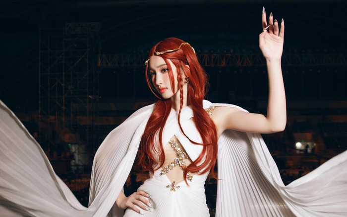 Phương Nhi lên tiếng về mái tóc đỏ rực chiếm trọn sự chú ý của netizen Ảnh 2