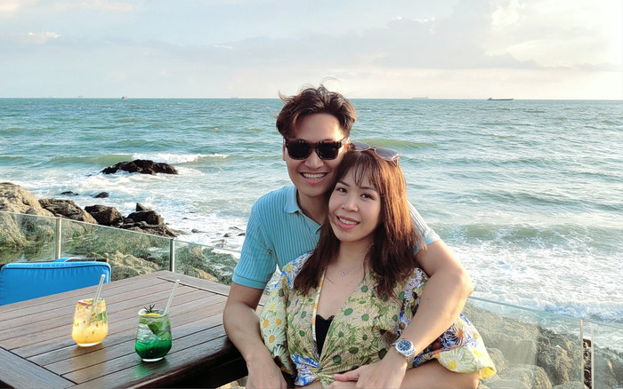 Mạnh Trường và bà xã trốn con hâm nóng tình cảm, ngỡ như vợ chồng son Ảnh 2