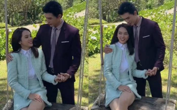 Quỳnh Lương 'tình bể bình' bên người đàn ông lạ, bạn trai có biểu cảm gây chú ý Ảnh 2