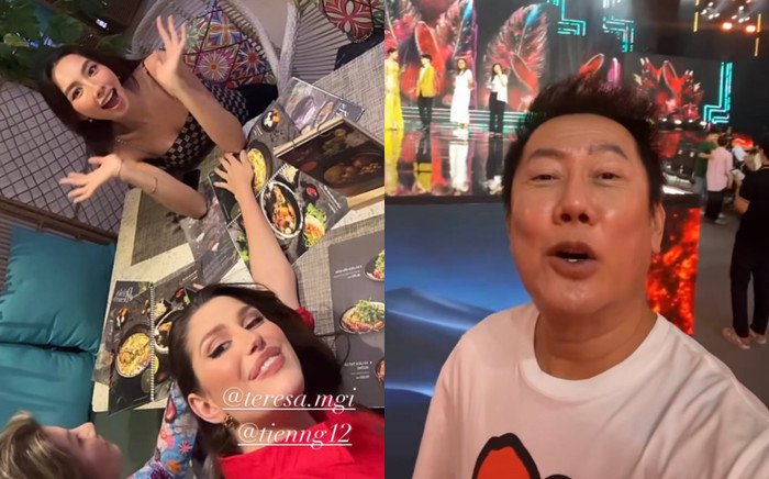 Giữa lúc Hoa hậu Thùy Tiên đi ăn vui vẻ cùng bà Teresa, ông Nawat đang ở đâu? Ảnh 2
