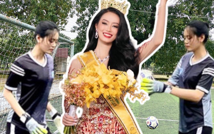 Thủ môn quê Bắc Giang, cao 1,76 m đăng quang Á hậu 1 Miss Grand VN 2023 Ảnh 2