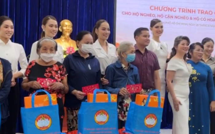 Top 5 Miss Grand Vietnam 2023 ăn vận giản dị, đi làm từ thiện hậu đăng quang Ảnh 2