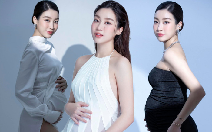 Đỗ Mỹ Linh công khai loạt ảnh mang bầu ái nữ đầu lòng, nhan sắc mẹ bỉm cực đỉnh Ảnh 2