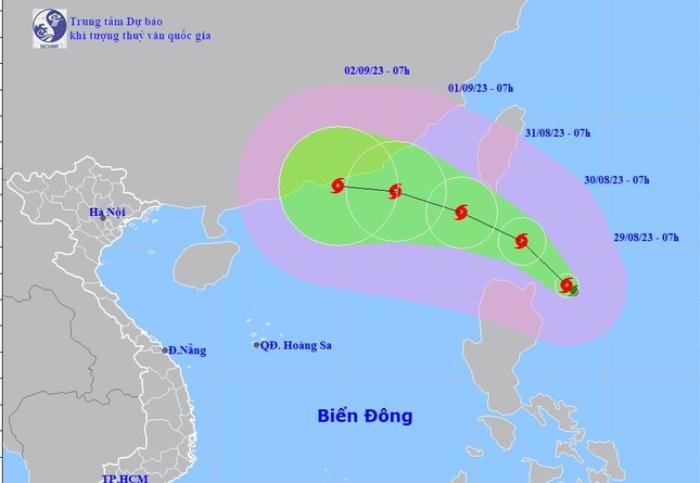 Bão Saola cường độ mạnh nghi đổ bộ biển Đông đúng dịp lễ 2/9 Ảnh 1