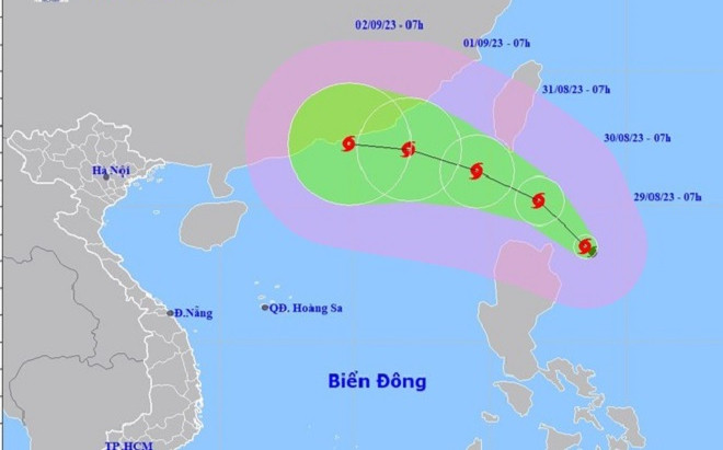 Bão Saola cường độ mạnh nghi đổ bộ biển Đông đúng dịp lễ 2/9 Ảnh 2
