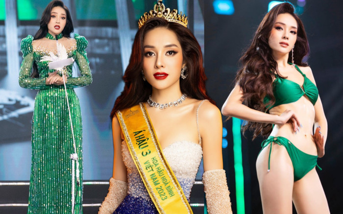 Mới lên ngôi, Á hậu 'đập mặt xây lại' bị soi chi tiết lạ trên cánh tay Ảnh 2