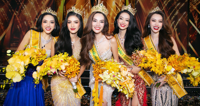 Top 5 Miss Grand Vietnam 2023 nhận được sự đồng tình từ fan sắc đẹp. 