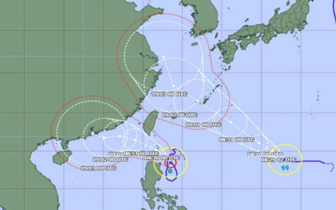 Đón bão Saola, biển Đông xuất hiện thêm bão Haikui tạo hiệu ứng bão đôi Ảnh 2