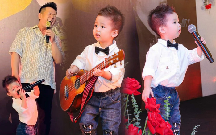 Con trai Bằng Kiều đi hát cùng bố khi chỉ mới 2 tuổi, được nhận cát xê 'khủng' Ảnh 2