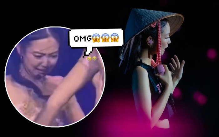 'Nhân vật' khiến Jennie suýt khóc, co rúm người khi hát trên sân khấu Việt Nam Ảnh 2