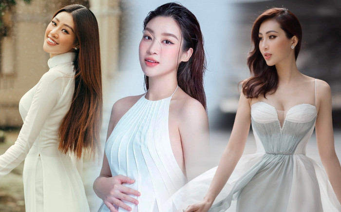 Khánh Vân - Đỗ Mỹ Linh - Diệu Ngọc sau đó cũng trở thành Hoa hậu - Hoa khôi cấp quốc gia. (Ảnh tổng hợp)