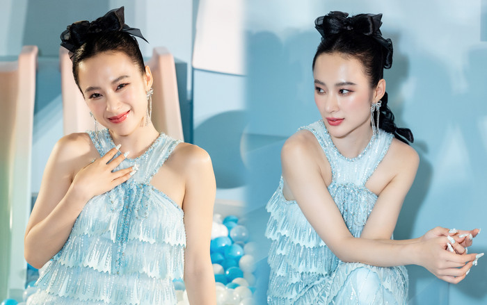 Angela Phương Trinh 'ngọt như kẹo bông' ở sự kiện, làn da căng bóng gây chú ý Ảnh 2