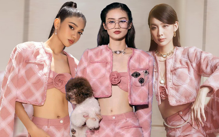 Ý Nhi - Minh Kiên - Bảo Ngọc cùng diện mẫu áo ngực nhỏ xíu: Ai đỉnh hơn? Ảnh 2