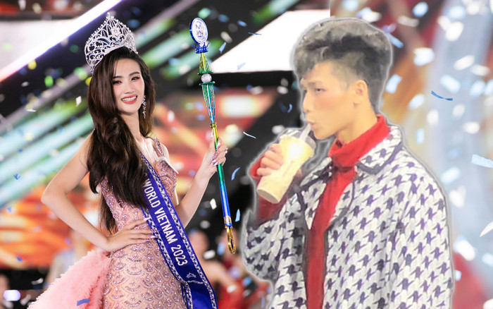 Kim Sơn uống trà sữa ở sự kiện, lại 'cà khịa' Hoa hậu Ý Nhi cực gắt Ảnh 2