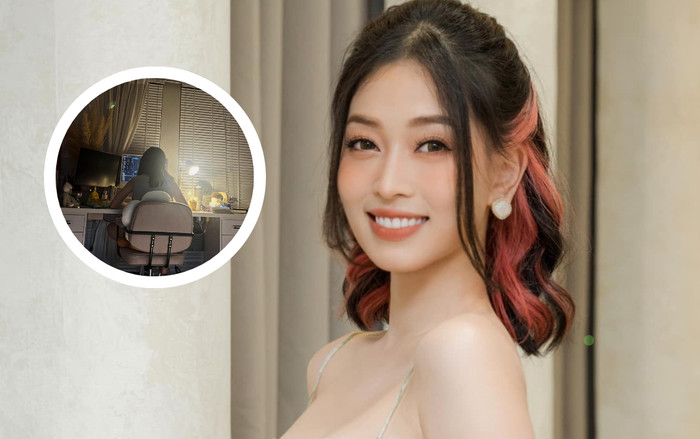 Phương Nga vừa uống trà sữa vừa chăm học, netizen thốt lên: 'Á hậu này mới xứng' Ảnh 2