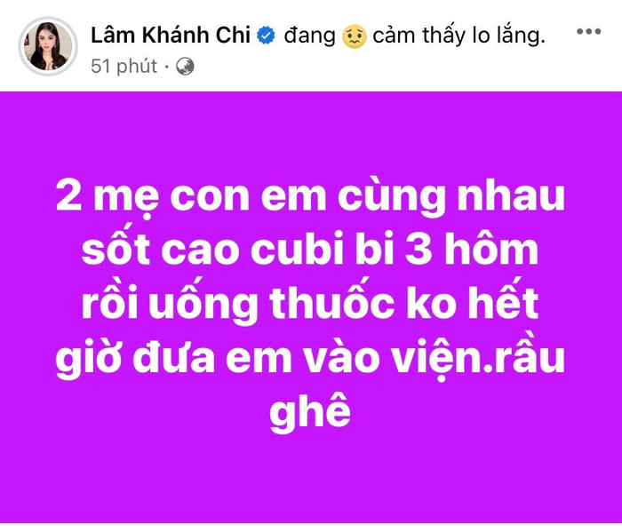  Lâm Khánh Chi lo sốt vó vì chuyện liên quan đến quý tử, thốt lên 2 từ 'rầu ghê' Ảnh 1