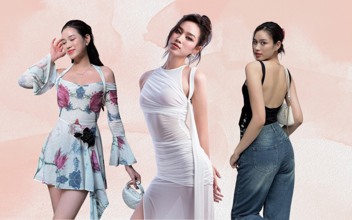 Hoa hậu Đỗ Hà mê mặc đồ hở tôn vai thon, lưng trần Ảnh 2