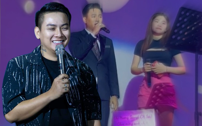 Hoài Lâm ghi điểm với hành động khi song ca cùng fan nữ 9 năm Ảnh 2