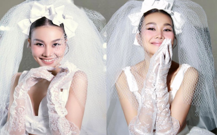 Thanh Hằng mặc váy cưới, dân tình trầm trồ vì nhan sắc cô dâu tương lai Ảnh 2