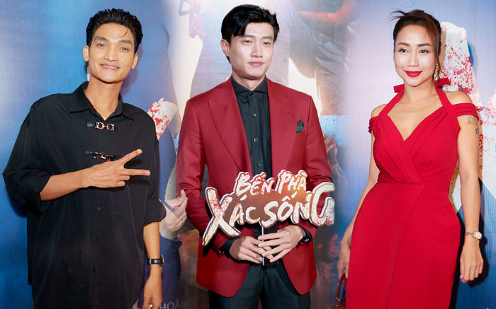 Quốc Trường, Ốc Thanh Vân và dàn sao khủng đổ bộ thảm đỏ Bến Phà Xác Sống Ảnh 2
